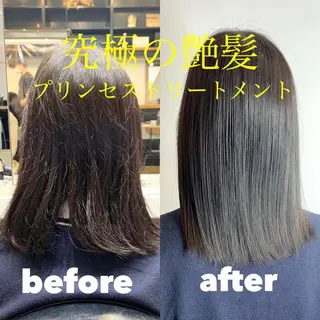 ミディアム カラー トップ スタイリストのヘアスタイル