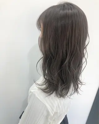 セミロング カラー 宮本 円のヘアスタイル