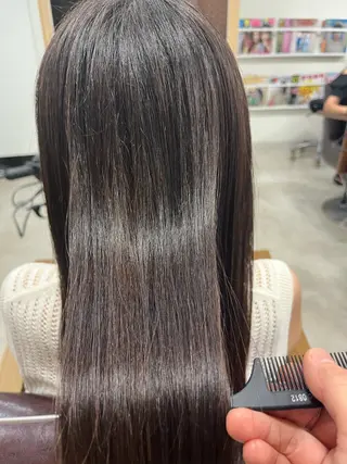ロング パーマ nicahair maiのヘアスタイル