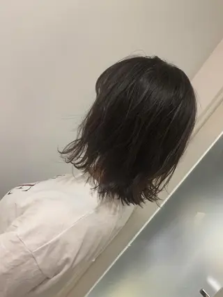 ミディアム 藤田 遼のヘアスタイル