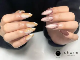 ネイル ネイルルーム チャームのネイルデザイン