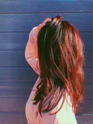 セミロング カラー 島岡 駿のヘアスタイル