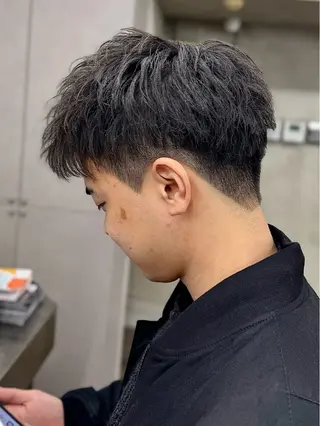 メンズ 似合わせカット/ ハイトーン/aoiのヘアスタイル