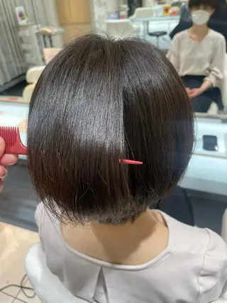 ショート 髪質改善カラー 清利あやなのヘアスタイル