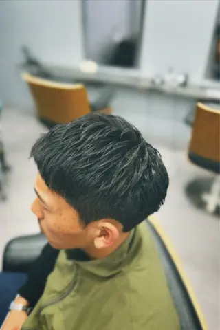 ショート メンズ 池袋メンズパーマ フェード純平のヘアスタイル