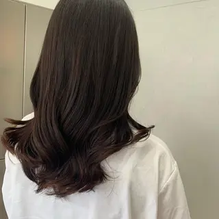 ロング 吉田 夢のヘアスタイル