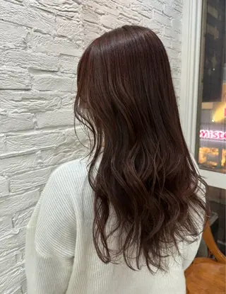 ロング カラー attrait茅ヶ崎 関根美歩のヘアスタイル