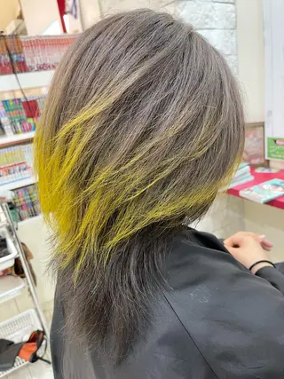 カラー かずくん🦩名古屋 ハイトーン/レイヤーのヘアスタイル