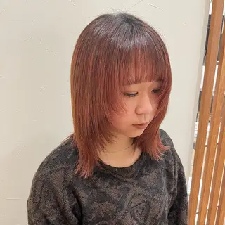 ミディアム トヨダ🤍 パーマのヘアスタイル