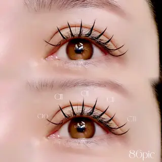 マツエク・マツパ RUMéL Natsumiのマツエク・マツパデザイン