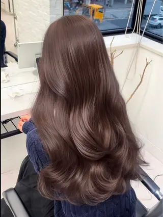 ロング カラー なつき🎀韓国 styleのヘアスタイル