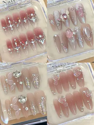 ネイル 🎀Pink ピンク🎀のネイルデザイン