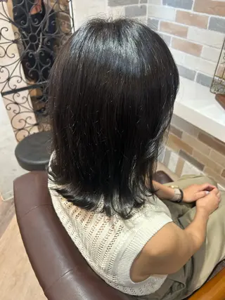 セミロング 中原 琴音のヘアスタイル