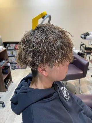 パーマ メンズ 仙台/メンズ/ フェザー/リョウのヘアスタイル