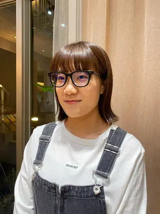 ミディアム 大人可愛い♡コテ巻き パーマ🌼杉田 萌恵のヘアスタイル