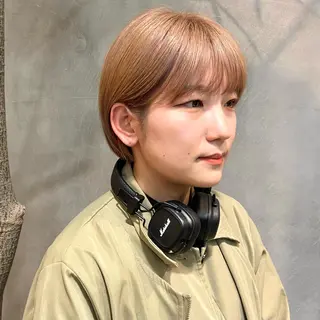 ショート カラー ショート/ウルフ ハイトーン/カイセイのヘアスタイル