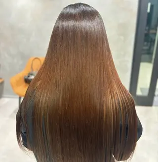 ロング 艶カラー✨️縮毛矯正 ×耳ツボ💠mamiのヘアスタイル