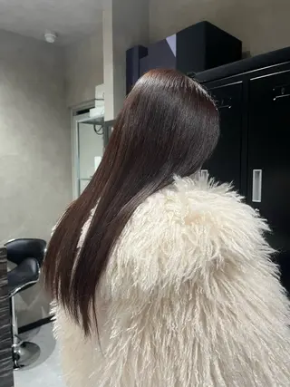 ロング カラー 《.Xian》ナツミ /ボブ/顔周りカットのヘアスタイル