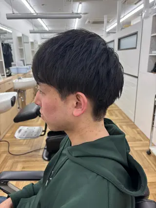 ミディアム メンズ 松澤 侑哉のヘアスタイル