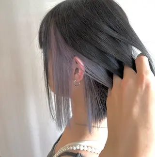ミディアム カラー 艶髪カラー/髪質改善 細貝 舞利のヘアスタイル