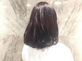 ミディアム カラー ︎︎🧸 ユリ ︎︎🧸のヘアスタイル