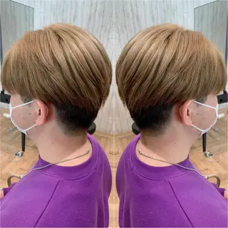 ショート カラー メンズ 韓国hair🦋 Nanaのヘアスタイル
