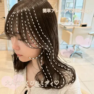 ミディアム 中韓𝐌𝐈𝐗🩶 𝐘𝐔𝐊𝐀のヘアスタイル
