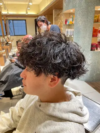 ショート パーマ メンズ メンズ特化美容師 大貫友也のヘアスタイル