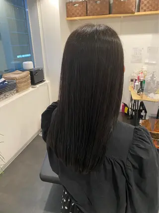ロング カラー 京都美容師 塩のヘアスタイル