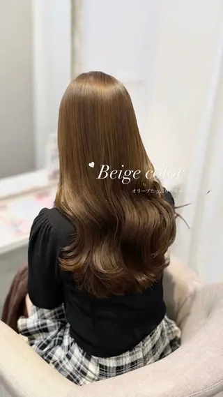 カラー mareka/顔周り /透明感カラー🤍のヘアスタイル