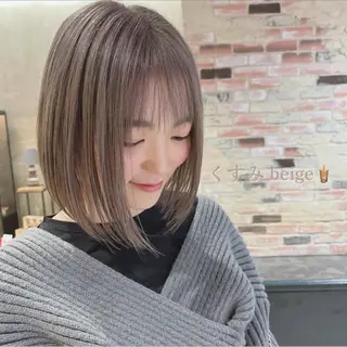 ミディアム カラー 《柔らかhair𓍯 》木村美姫のヘアスタイル