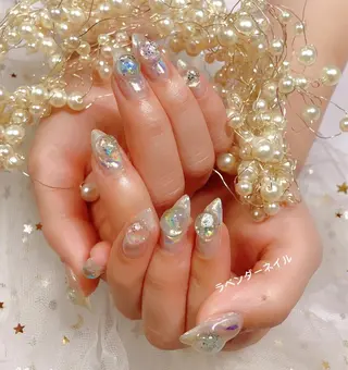 ネイル ラベンダー💖日暮里 ルル💖ネイルのネイルデザイン