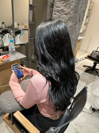 ロング カラー ながたに あやか🎀のヘアスタイル