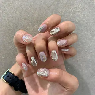 ネイル 【淡色color/ nail】maikoのネイルデザイン