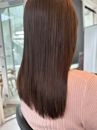 セミロング マンツーマンサロン 髪質改善⭐︎代官山のヘアスタイル