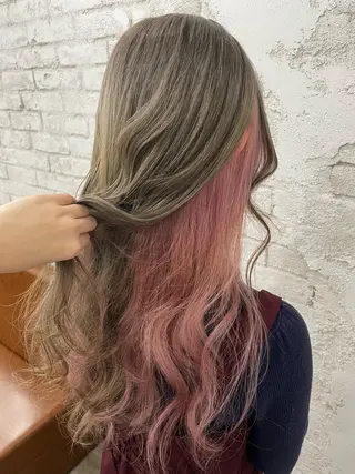 ロング カラー 🎀モテ髪ﾐﾙｸﾃｨ ｰ🎀yasunaのヘアスタイル