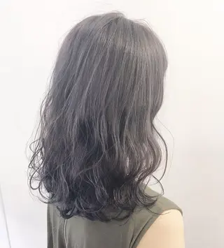 ミディアム カラー ヘアアレンジ 透明感カラー× レイヤーカット✨高梨のヘアスタイル