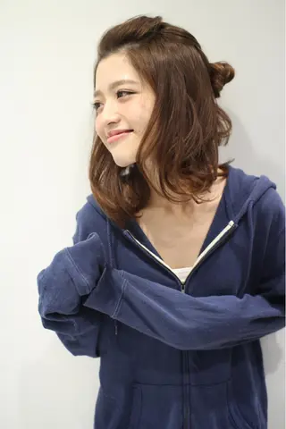 ミディアム Endearing 銀座/レイヤーカットのヘアスタイル