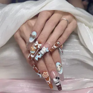 ネイル 🎀Pink ピンク🎀のネイルデザイン