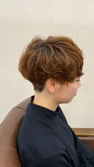 ショート パーマ 🟢NEGi🟣 🫧髪質改善のヘアスタイル