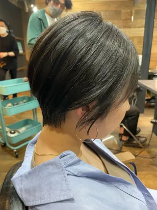 ショート カラーブリーチ特化 石原勇希のヘアスタイル