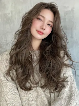 ミディアム カラー 池袋/カラー特化🎨 ロング料金なし🩵のヘアスタイル