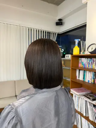 ミディアム カラー まなみ/ PORT SALONのヘアスタイル