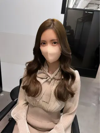 ミディアム カラー 韓国ヘア 店長NEGIのヘアスタイル