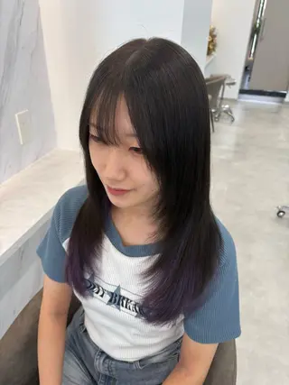 ロング 韓国レイヤーカット/ AIRIのヘアスタイル