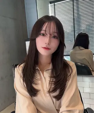 ミディアム カラー 🌫️大人韓国ヘア 🌫️naoyaのヘアスタイル