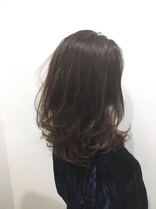 ミディアム カラー パーマ ヘアアレンジ メンズ マツエク・マツパ 境 健助のヘアスタイル