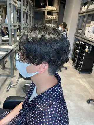 ショート メンズ レイヤー×髪質改善 ×透明感/杉田 圭のヘアスタイル