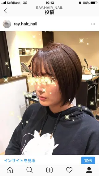 ショート Ray hair 春日部のヘアスタイル