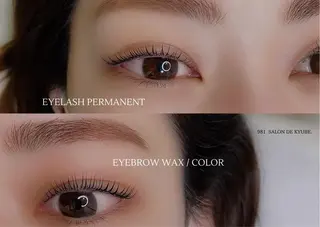 マツエク・マツパ アイブロウ 981 aska｜ マツパ×エクステのマツエク・マツパデザイン